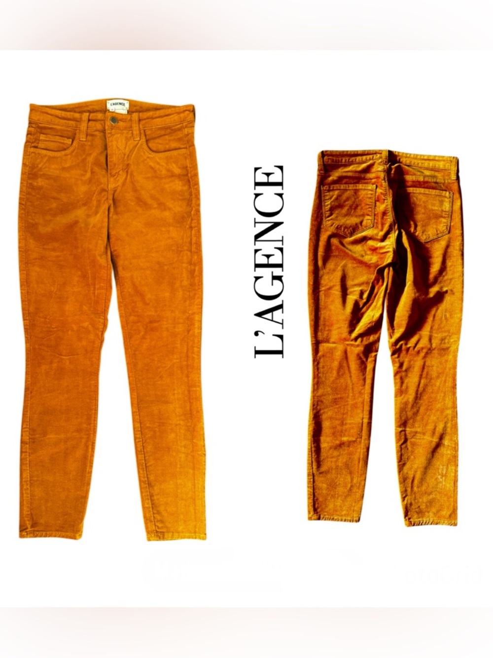 L’Agence Marigold Margo Velvet Jeans Size 26